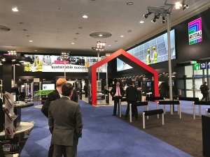 Rittal booth with a dislocated ePlan post