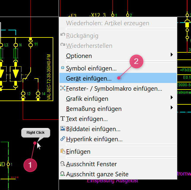 Inserting a device (Direct Method)